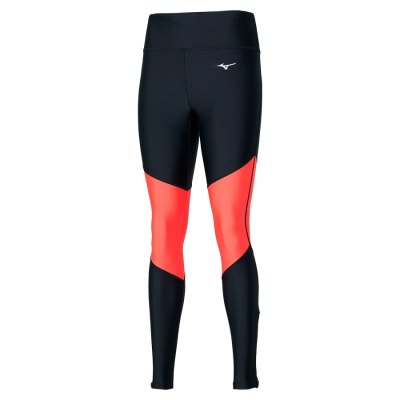 Mallas Mizuno Impulse Core Long Mujer - Negros / Rojos Claro - Chile M261DMKSJL